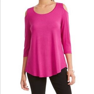 JM COLLECTION Petite Medium Top in GREAT Condition Worn 1X